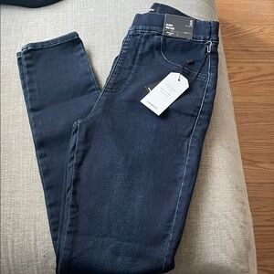 Express Women's Midnight Blue Skinny Flex Jeans